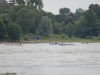 Unser Boot mit der Startnummer 3 links.