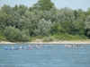 Vorne das Gewinnerboot (Leverkusen+KRV), dann KRV und FWG.
